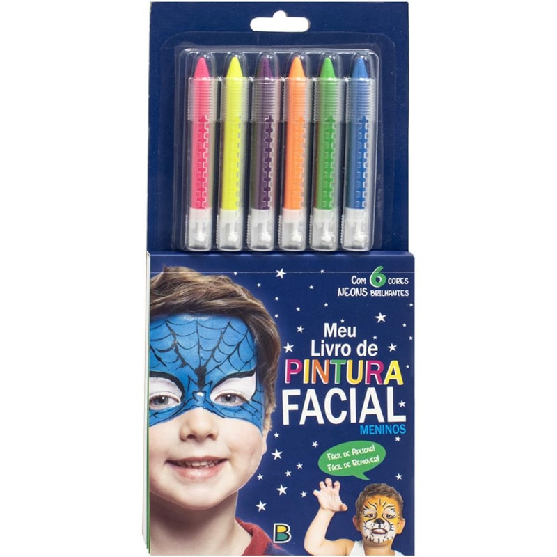MEU LIVRO DE PINTURA FACIAL: MENINOS