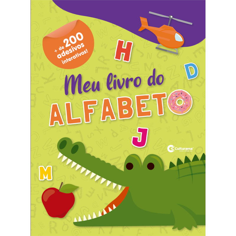 MEU LIVRO DO ALFABETO COM ADESIVOS