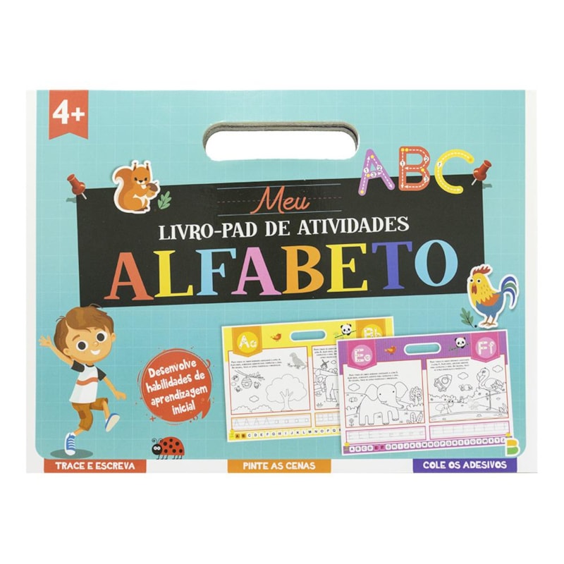 MEU LIVRO-PAD DE ATIVIDADES - ALFABETO