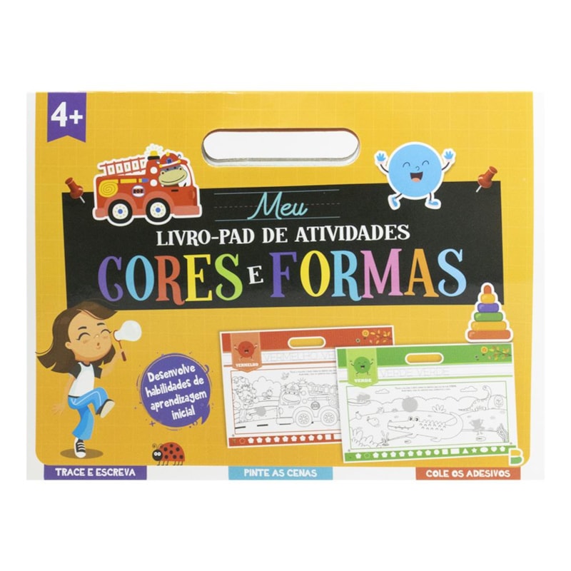 MEU LIVRO-PAD DE ATIVIDADES - CORES E FORMAS