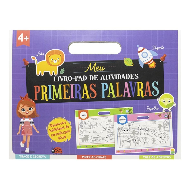 MEU LIVRO-PAD DE ATIVIDADES - PRIMEIRAS PALAVRAS