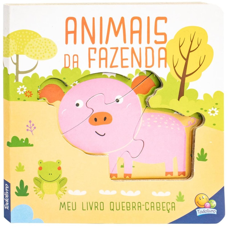 Meu Livro Quebra-cabeça: Animais da Fazenda