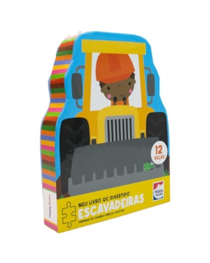 Meu Livro Quebra-cabeça Divertido: Escavadeiras