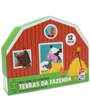 Meu Livro Quebra-cabeça Divertido: Terras da Fazenda