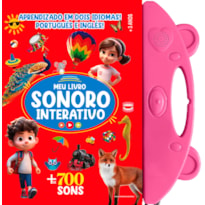 MEU LIVRO SONORO INTERATIVO - PORTUGUÊS E INGLÊS - ROSA