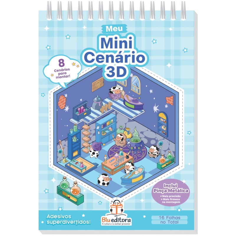 Meu mini cenário 3D: Azul