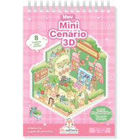 Meu mini cenário 3D: Rosa