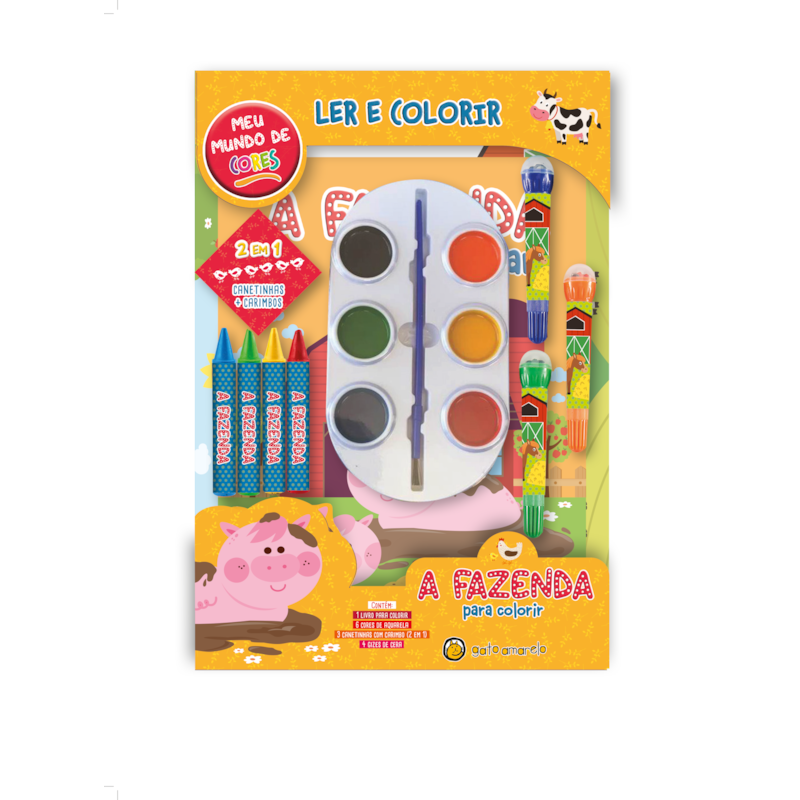 Meu mundo de cores - a fazenda: meu mundo de cores