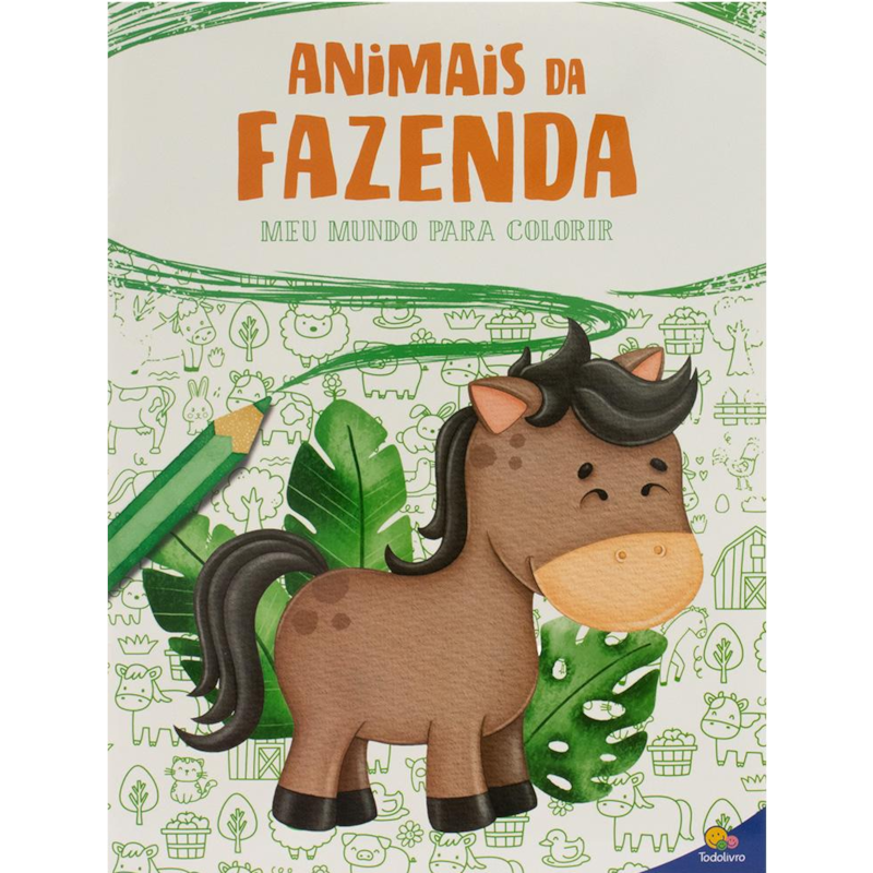 Meu Mundo para colorir: Animais da Fazenda
