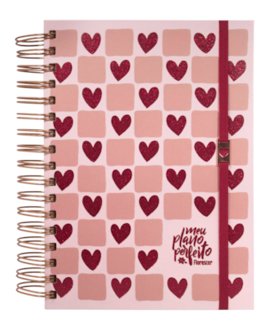 MEU PLANO PERFEITO: FLORESCER, PLANNER SEM DATA PARA ADOLESCENTES, CAPA CORAÇÃO | PLANNER 2026
