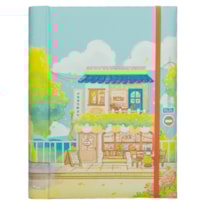 MEU PLANO PERFEITO: FLORESCER, PLANNER SEM DATA PARA ADOLESCENTES COM CAPA ALMOFADADA E ESPIRAL OCULTO, CAPA DORAMA | PLANNER 2026