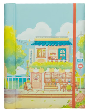 MEU PLANO PERFEITO: FLORESCER, PLANNER SEM DATA PARA ADOLESCENTES COM CAPA ALMOFADADA E ESPIRAL OCULTO, CAPA DORAMA | PLANNER 2026