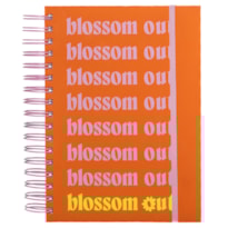 MEU PLANO PERFEITO: FLORESCER, PLANNER SEM DATA PARA ADOLESCENTES COM CAPA DURA NEON, CAPA BLOSSOM OUT | PLANNER 2026