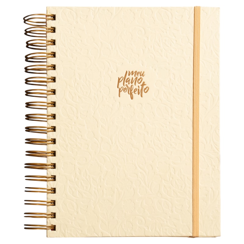 MEU PLANO PERFEITO, PLANNER SEM DATA, CAPA CREME | PLANNER 2026