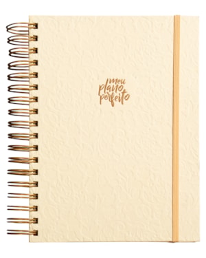 MEU PLANO PERFEITO, PLANNER SEM DATA, CAPA CREME | PLANNER 2026