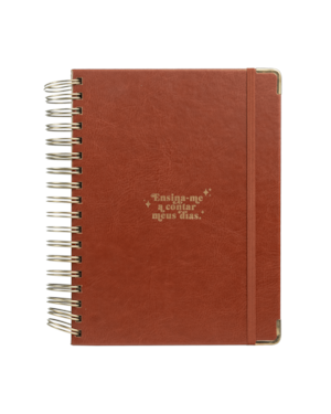 MEU PLANO PERFEITO, PLANNER SEM DATA, CAPA LUXO MARROM, CLÁSSICA | PLANNER 2026