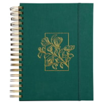 MEU PLANO PERFEITO, PLANNER SEM DATA, CAPA VERDE TECIDO SOBRE CAPA DURA | PLANNER 2027