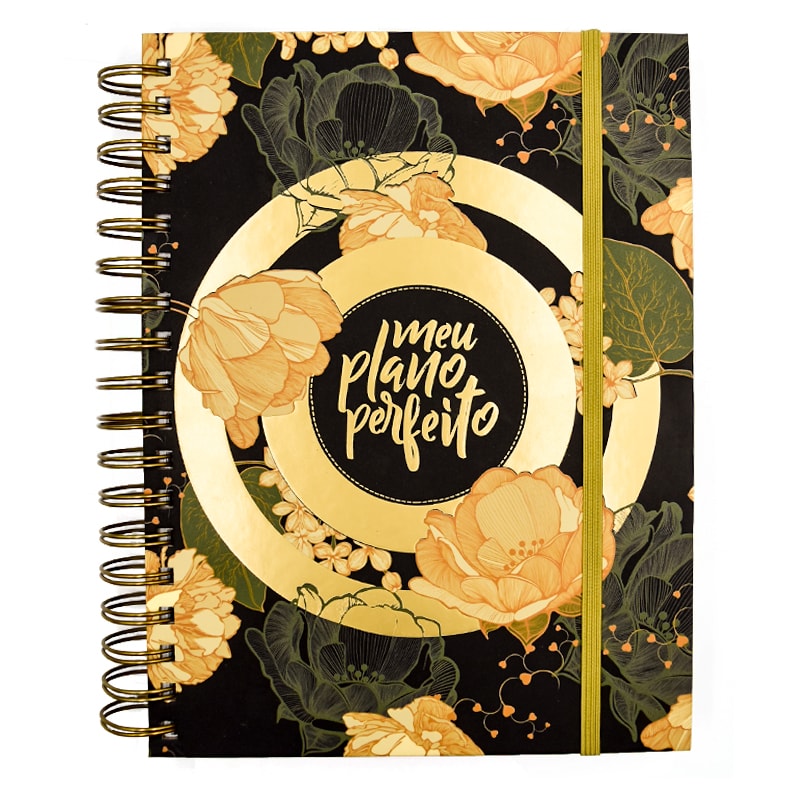 MEU PLANO PERFEITO, PLANNER SEM DATA COM CAPA DURA E ESPIRAL DUPLO, CAPA VERDE | PLANNER 2026