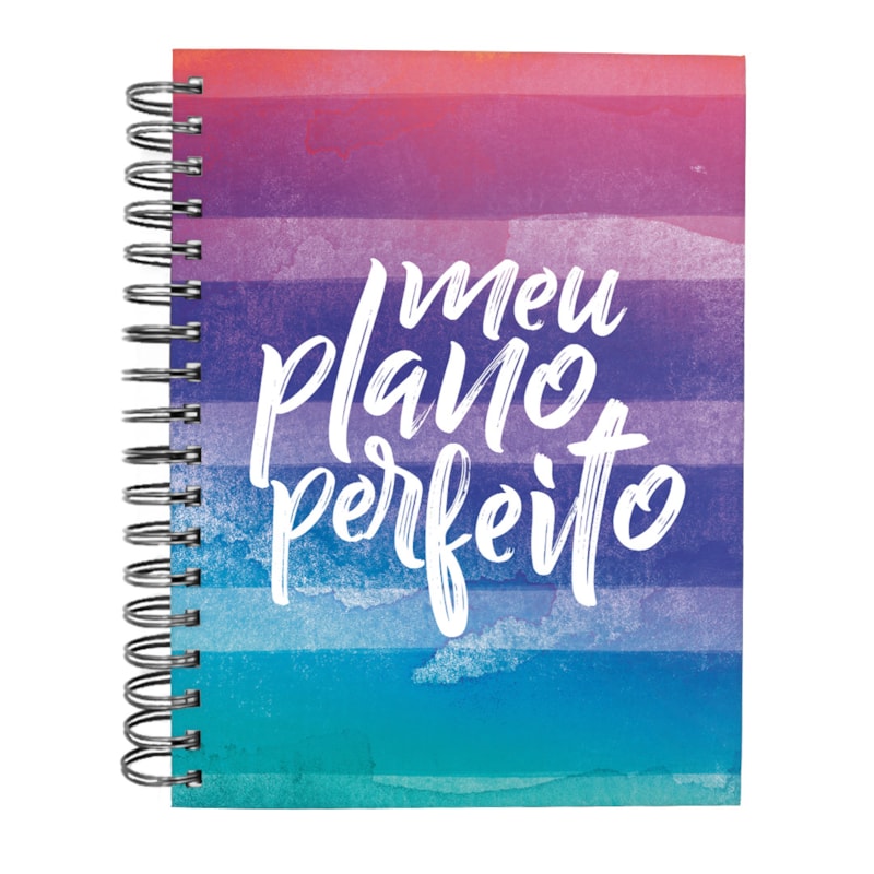 MEU PLANO PERFEITO, PLANNER SEM DATA COM ESPIRAL DUPLO, CAPA CORES (4ª EDIÇÃO) | PLANNER 2026