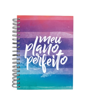 MEU PLANO PERFEITO, PLANNER SEM DATA COM ESPIRAL DUPLO, CAPA CORES (4ª EDIÇÃO) | PLANNER 2026