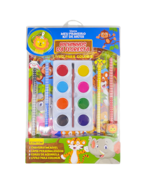 MEU PRIMEIRO KIT DE ARTES - BICHINHOS DA FLORESTA