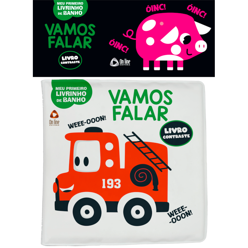 MEU PRIMEIRO LIVRINHO CONTRASTE DE BANHO - CARRINHO