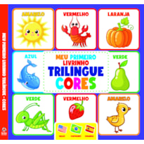 MEU PRIMEIRO LIVRINHO TRILÍNGUE - CORES