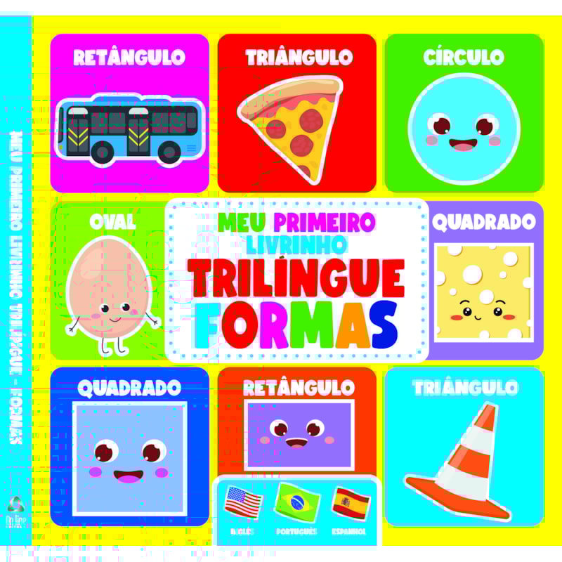 MEU PRIMEIRO LIVRINHO TRILÍNGUE - FORMAS