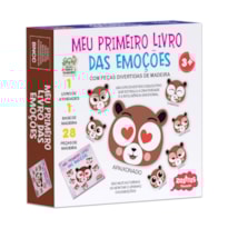 MEU PRIMEIRO LIVRO DAS EMOÇÕES COM PEÇAS DE MADEIRA