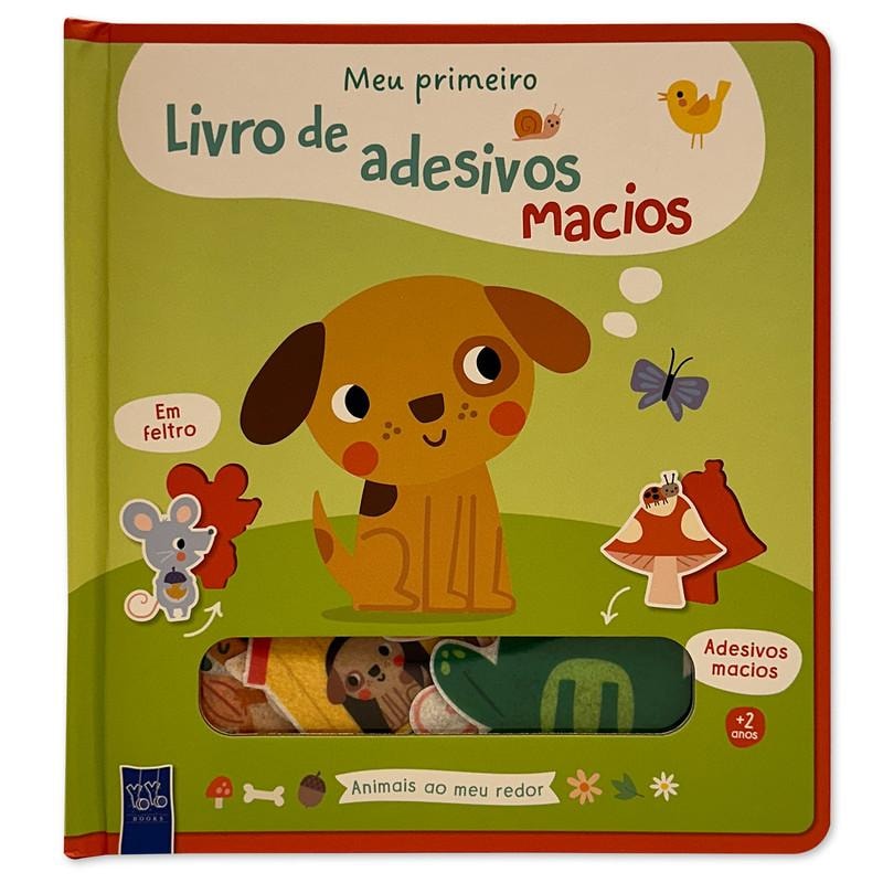 Meu primeiro livro de adesivos macios - Animais ao meu redor
