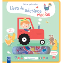 Meu primeiro livro de adesivos macios - Na fazenda