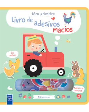 Meu primeiro livro de adesivos macios - Na fazenda