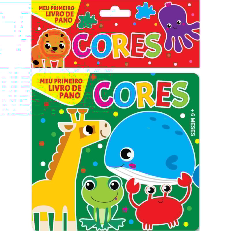 MEU PRIMEIRO LIVRO DE PANO - CORES