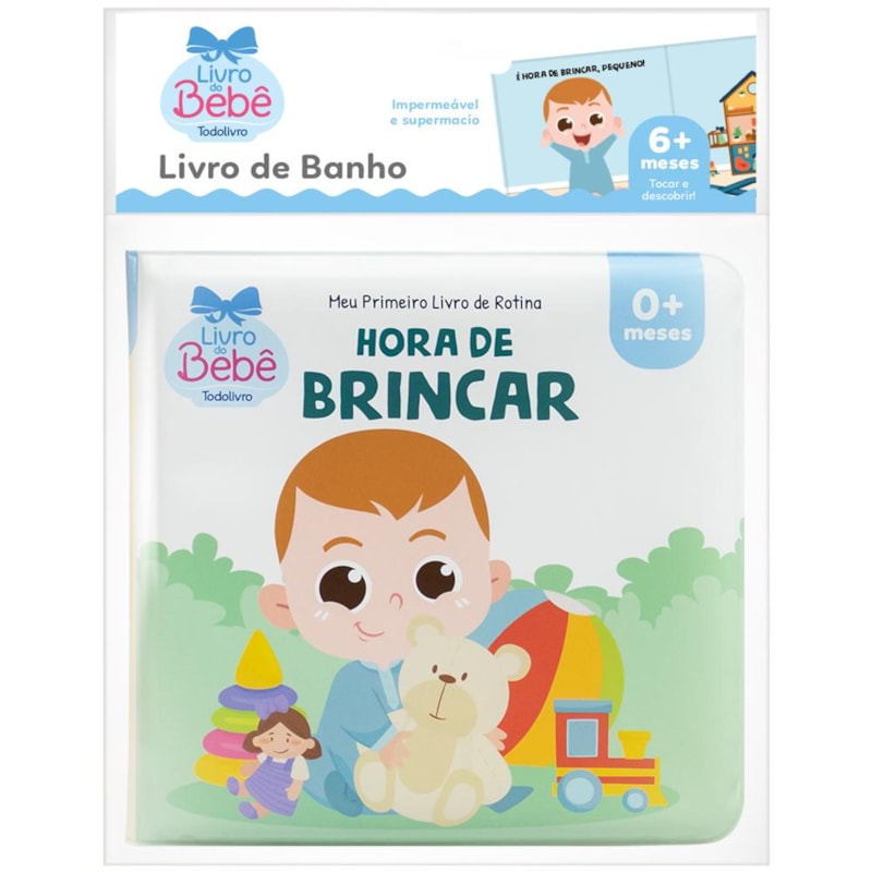 Meu Primeiro Livro de Rotina: Hora de Brincar