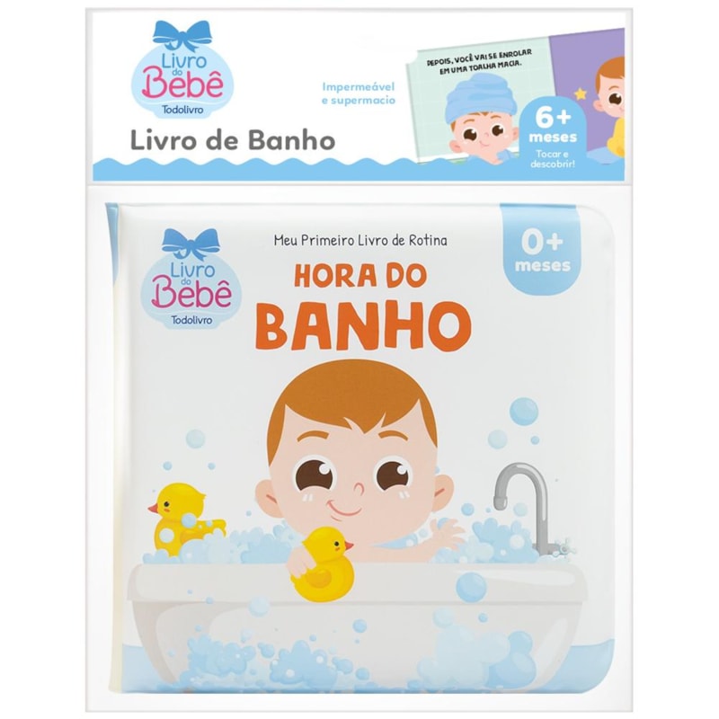 Meu Primeiro Livro de Rotina: Hora do Banho