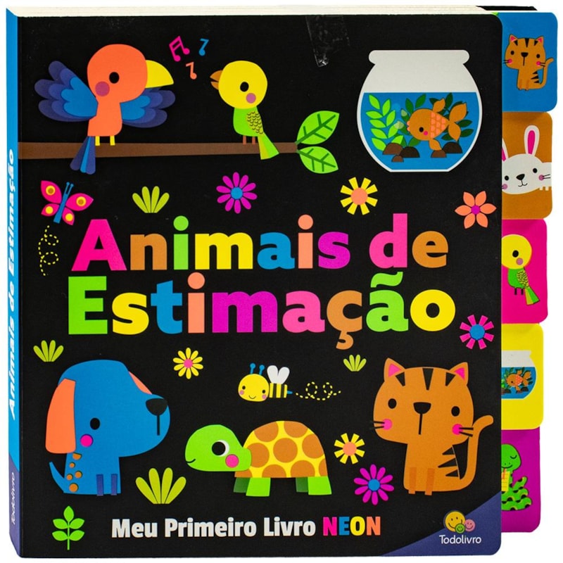 MEU PRIMEIRO LIVRO NEON: ANIMAIS DE ESTIMAÇÃO