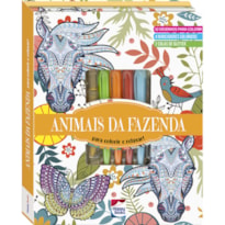 MEU SUPERLIVRO BRILHANTE DE ARTETERAPIA! ANIMAIS DA FAZENDA