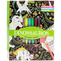 MEU SUPERLIVRO BRILHANTE DE ARTETERAPIA! DINOSSAUROS