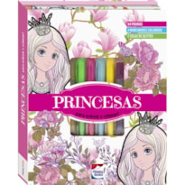 MEU SUPERLIVRO BRILHANTE DE ARTETERAPIA! PRINCESAS