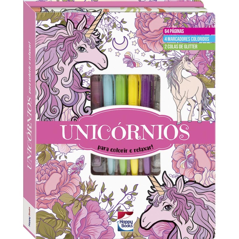 MEU SUPERLIVRO BRILHANTE DE ARTETERAPIA! UNICÓRNIOS