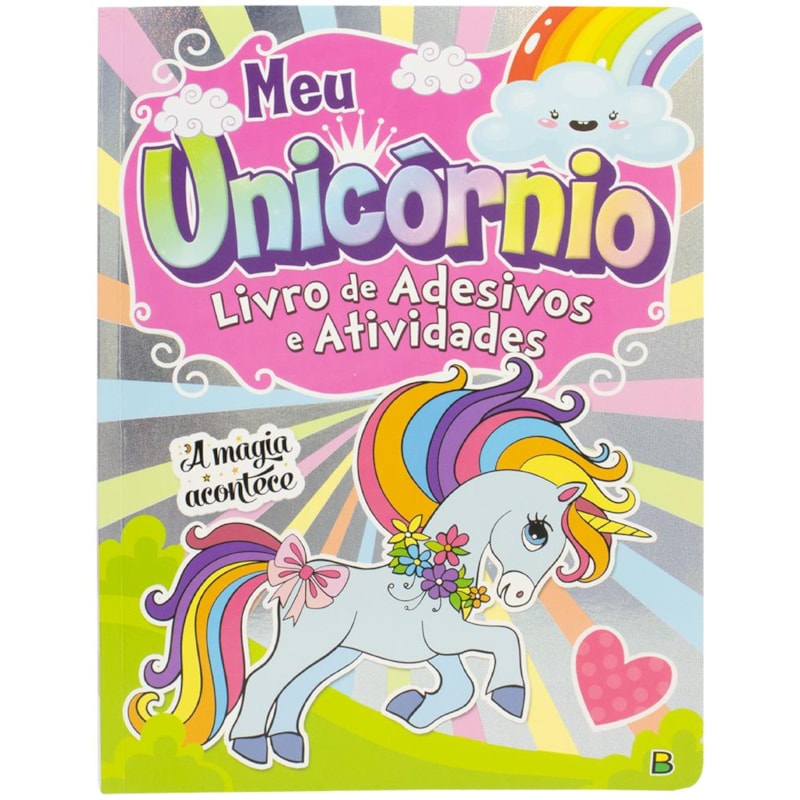 MEU UNICÓRNIO... LIVRO DE ADESIVOS E ATIVIDADES