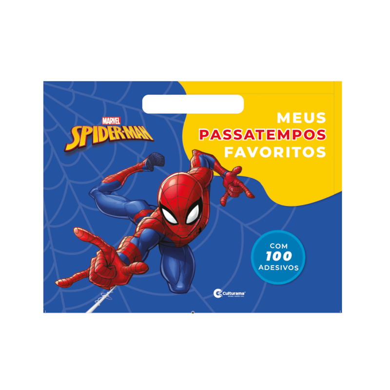 MEUS PASSATEMPOS FAVORITOS COM ADESIVOS - HOMEM-ARANHA