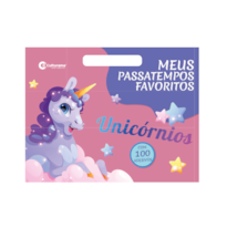 MEUS PASSATEMPOS FAVORITOS COM ADESIVOS - UNICÓRNIOS