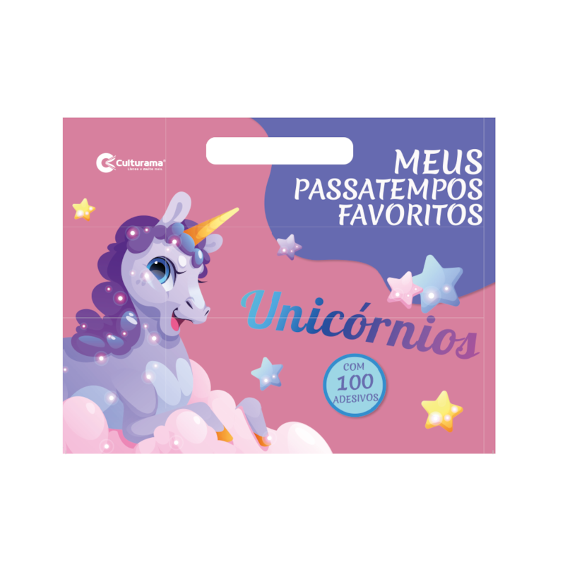 MEUS PASSATEMPOS FAVORITOS COM ADESIVOS - UNICÓRNIOS