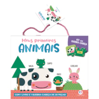 MEUS PRIMEIROS ANIMAIS - KIT COM LIVRO E QUEBRA-CABEÇA DE 20 PEÇAS