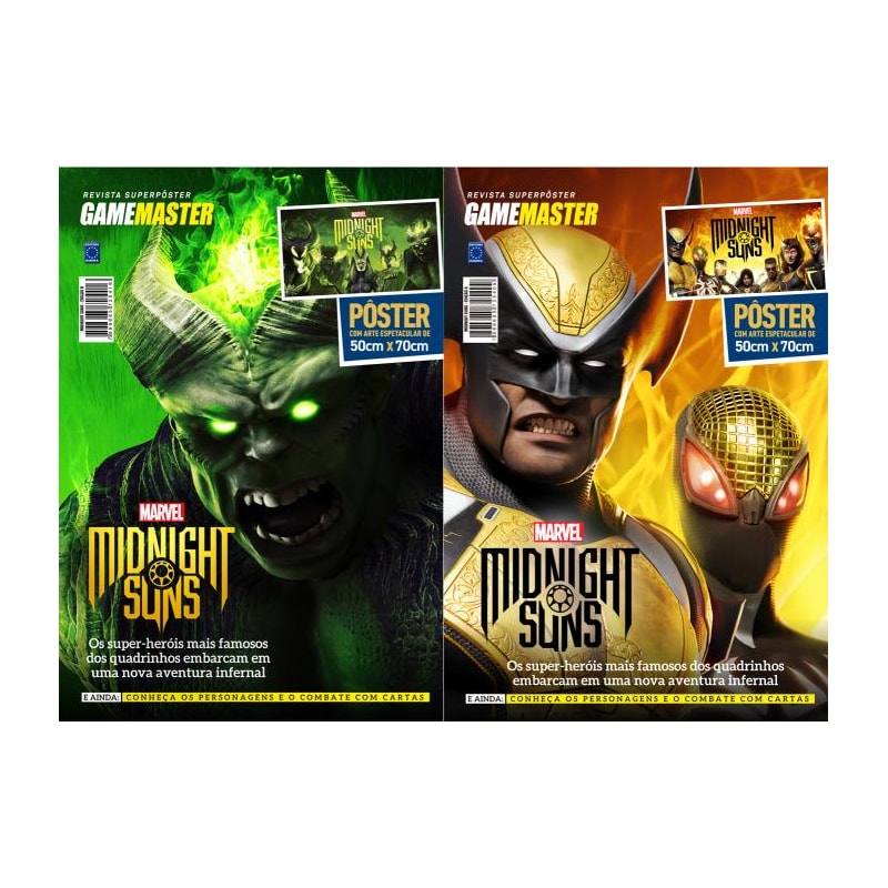 MIDNIGHT SUNS - ARTE A+B - SUPERPÔSTER GAME MASTER