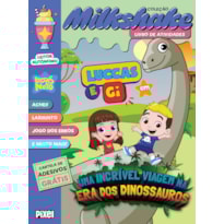 MILKSHAKE LUCCAS E GI EM UMA INCRÍVEL VIAGEM PELA ERA DOS DINOSSAUROS