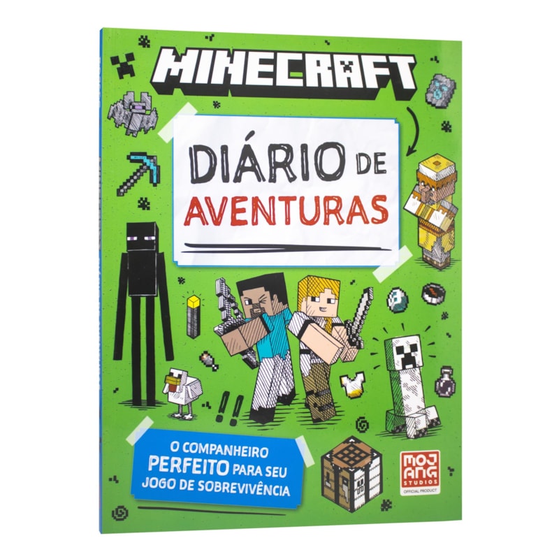 MINECRAFT: DIÁRIO DE AVENTURAS OFICIAL - O COMPANHEIRO PERFEITO PARA SEU JOGO DE SOBREVIVÊNCIA