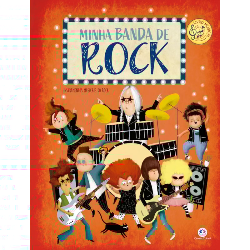 MINHA BANDA DE ROCK - LIVRO MUSICAL