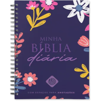 MINHA BIBLIA DIARIA - AZUL FLORES